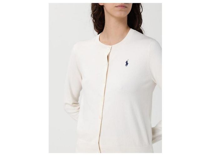 Ralph Lauren Cardigan de cuello redondo de algodón - vista 6