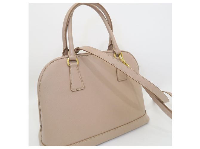 Prada Borsa Tote Saffiano Rosa Beige - vista 5