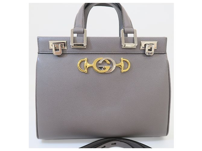 Gucci Picca borsa a mano Jumi Grey - vista 2