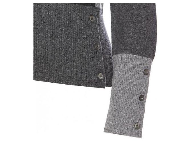 Thom Browne Rebeca de cashmere con cuello en V - vista 6