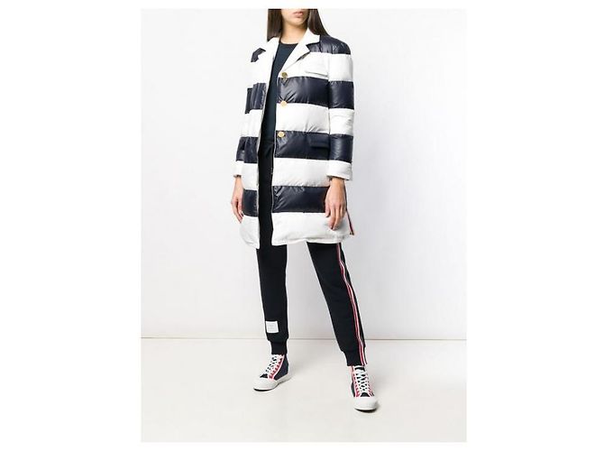 Thom Browne Classic Loopback gestreifte Sweatpants - Ansicht 5