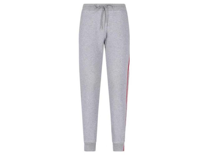 Thom Browne Calças de jogging Classic Loopback com riscas - vista 4