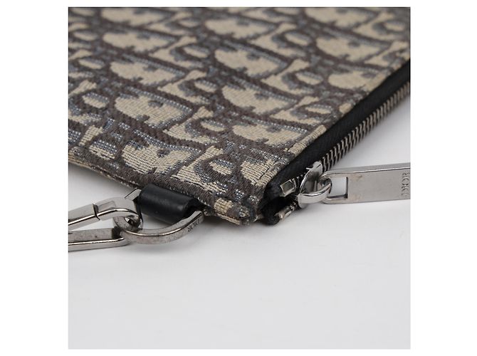 Dior Pouch Oblique Beige Black - vista 14