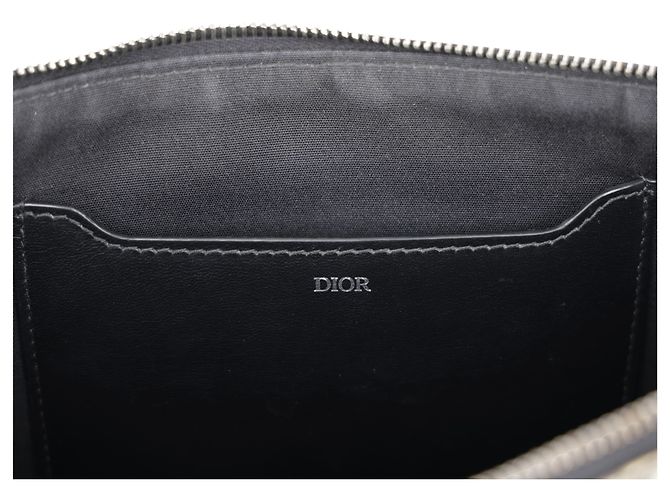 Dior Pouch Oblique Beige Black - vista 18