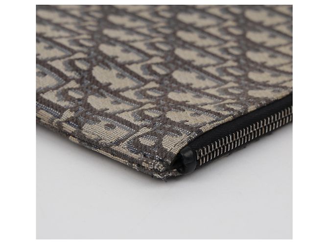 Dior Pouch Oblique Beige Black - vista 6