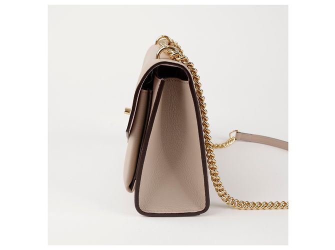 Louis Vuitton Borsa a catena in pelle grana Gray - vista 3