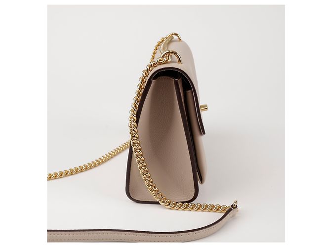 Louis Vuitton Borsa a catena in pelle grana Gray - vista 5