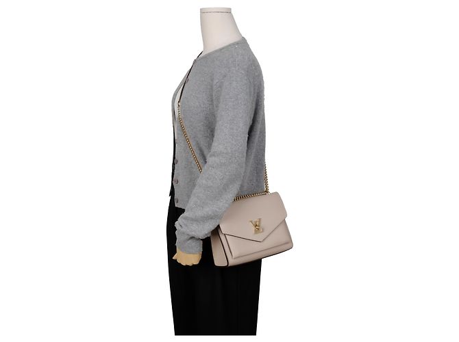 Louis Vuitton Borsa a catena in pelle grana Gray - vista 9