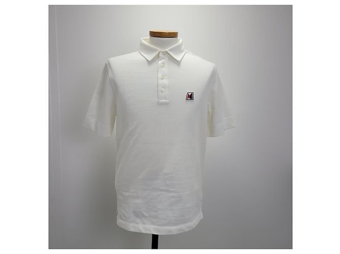 Moncler Malia Polohemd aus Baumwolle mit Logo Creme - Ansicht 5