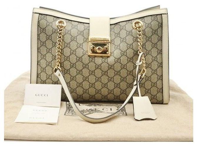 Padlock Gucci Borsa a spalla media in tela con lucchetto - vista 2