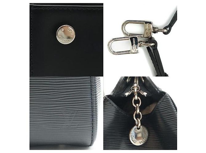Louis Vuitton Brea MM in pelle Epi nera - vista 7