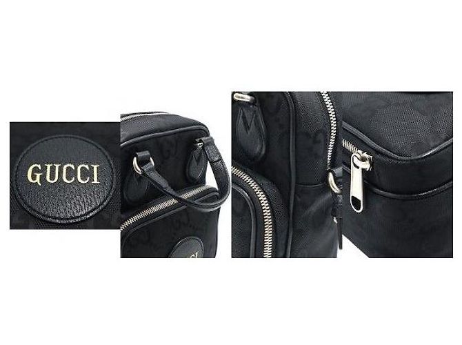 Gucci Borsa a tracolla Off The Grid in nylon nero con logo GG - vista 8