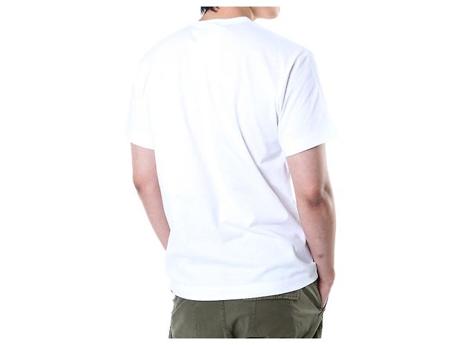 Comme Des Garcons T-Shirt mit Herz-Print Weiß AX - Ansicht 16