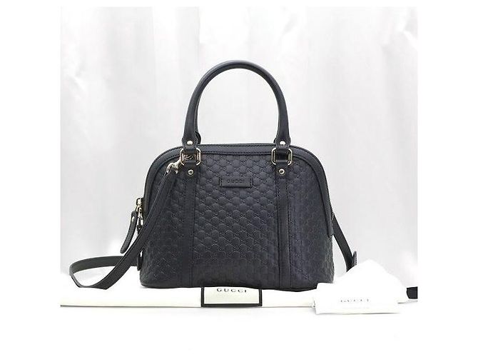 Gucci Black Micro Cima Mini Dome - vista 2