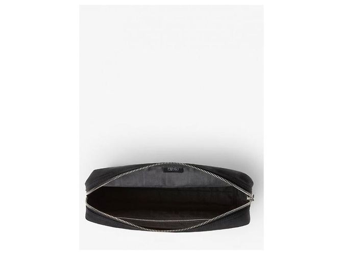 Fendi Medium Toiletry Case Black Polyester - view 5