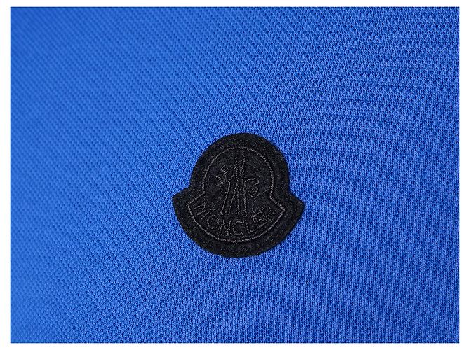 Moncler Farbblock-Polokragen mit Logo-Patch - Ansicht 21