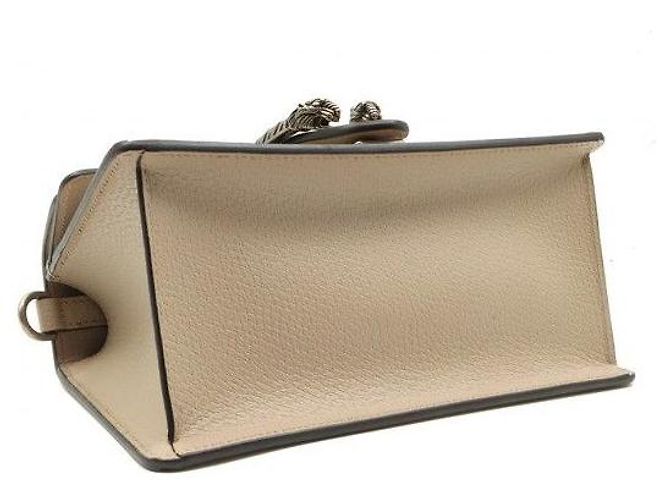 Gucci Borsa Dionysus Top Handle GG Beige White - vista 6