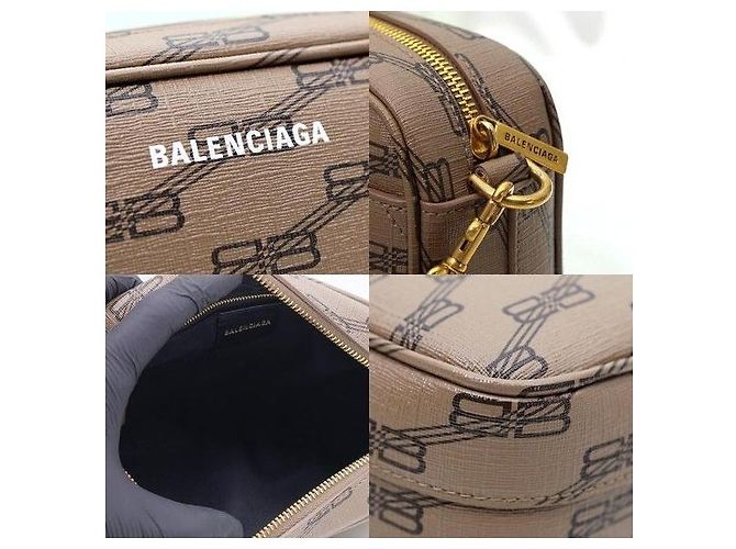Balenciaga Borsa a tracolla camera piccola quadrata BB Monogram - vista 6