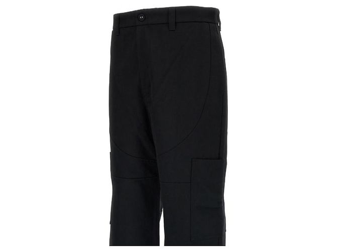Thom Browne Pantaloni da pittore Chap in twill di cotone - vista 6