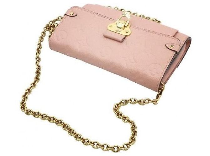 Louis Vuitton Borsa a tracolla portafoglio con catena Monogram Empreinte - vista 5