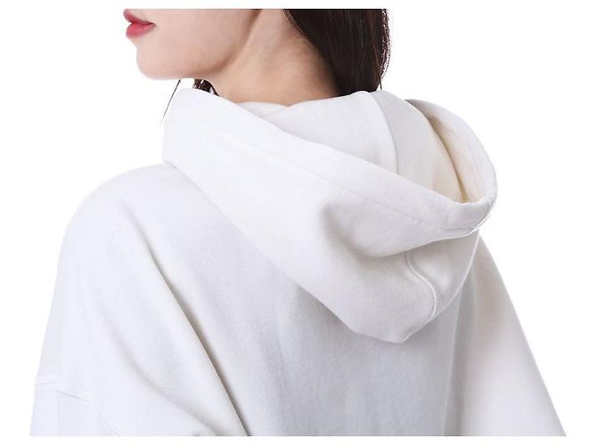 Jil Sander T-shirt com capuz para mulher com alça tecida com logo impresso - vista 13