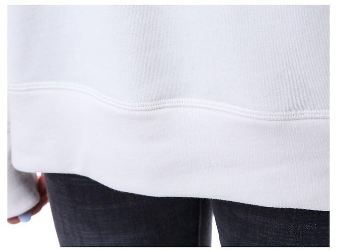 Jil Sander T-shirt com capuz para mulher com alça tecida com logo impresso - vista 21