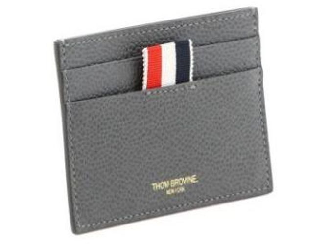 Thom Browne Kartenetui aus Pebble-Leder - Ansicht 5