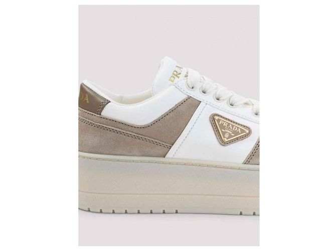Prada Sneakers Downtown Bold in pelle - vista 7