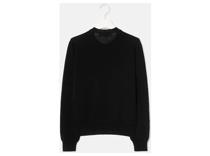 Comme Des Garcons Red Heart Strickcardigan Schwarz - Ansicht 5