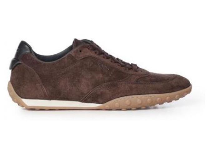 Tod's Sneakers in pelle e camoscio - vista 3
