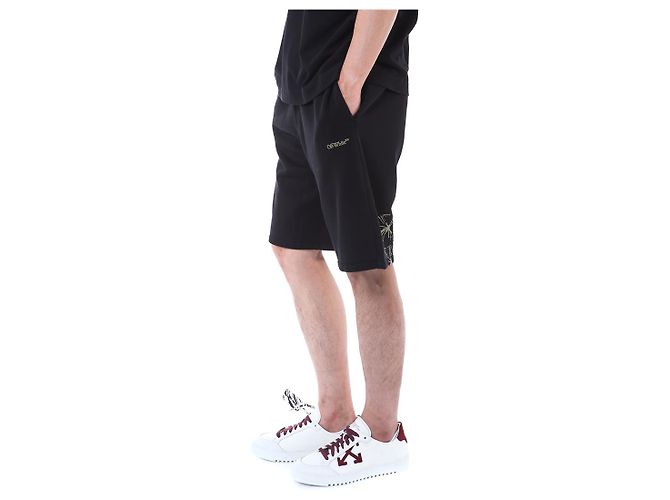 Off White Splash Arrow Logo Embossed Training Half - vista 10