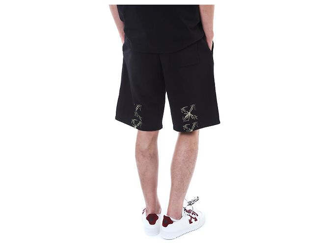 Off White Splash Arrow Logo Embossed Training Half - vista 13