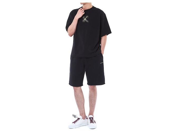 Off White Splash Arrow Logo Embossed Training Half - vista 6