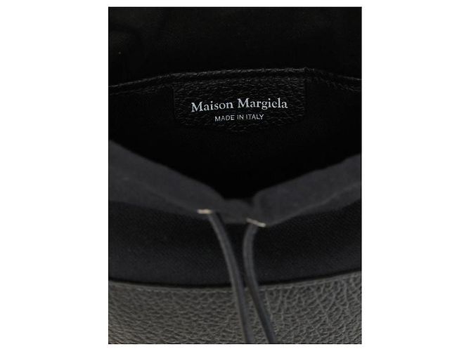 Maison Martin Margiela Maison Margiela 5AC Piccola borsa a secchiello nera - vista 7