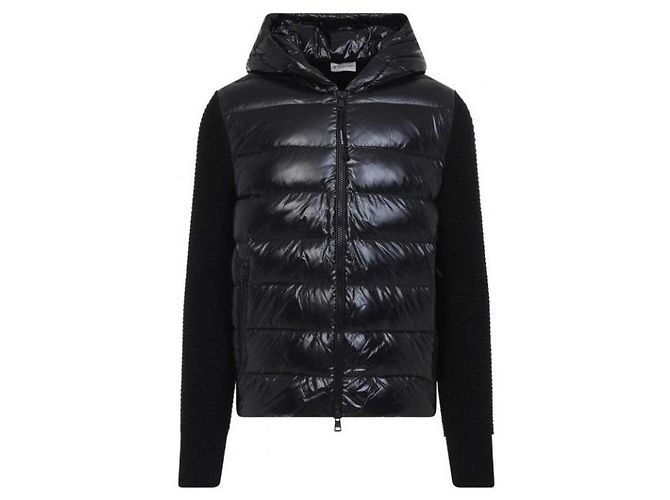 Moncler Gesteppter Cardigan aus Kaschmir-Wollmischung - Ansicht 4