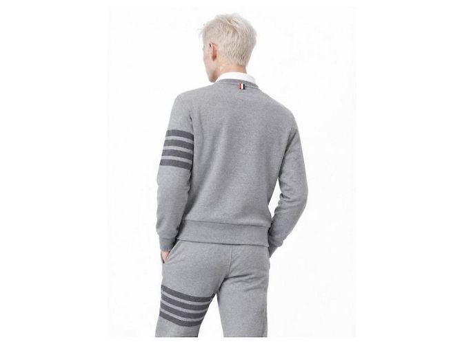 Thom Browne Classic Loopback Relaxed Sweatshirt - view 6