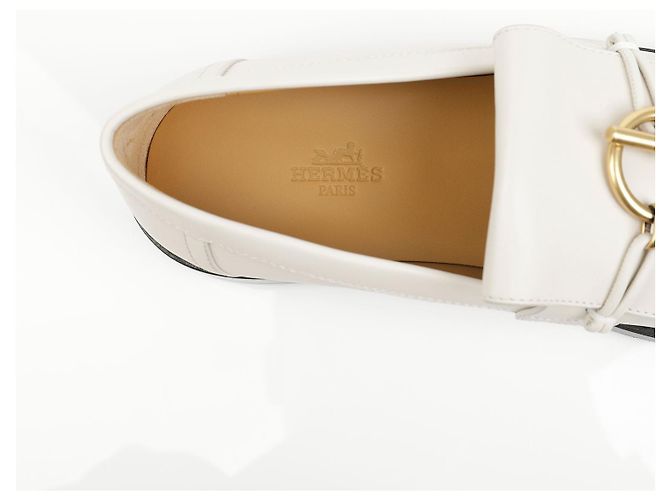 Mocassini Hermès Impact in pelle marrone - vista 12
