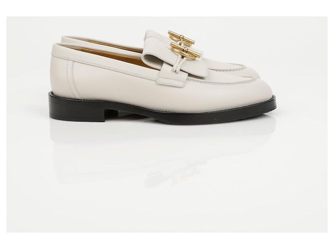 Mocassini Hermès Impact in pelle marrone - vista 3