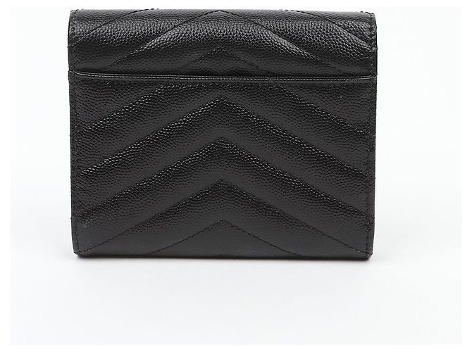 Autre Marque Cartera compacta de piel Monogram Matelassé Black Gold - vista 3