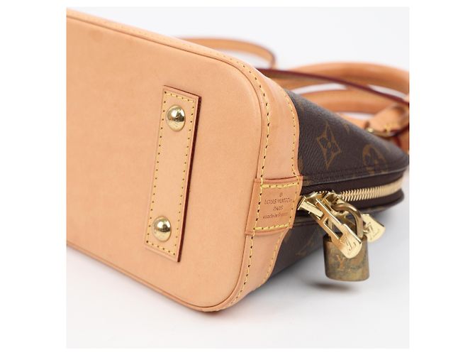 Louis Vuitton Borsa a tracolla Alma BB Monogram Canvas - vista 10
