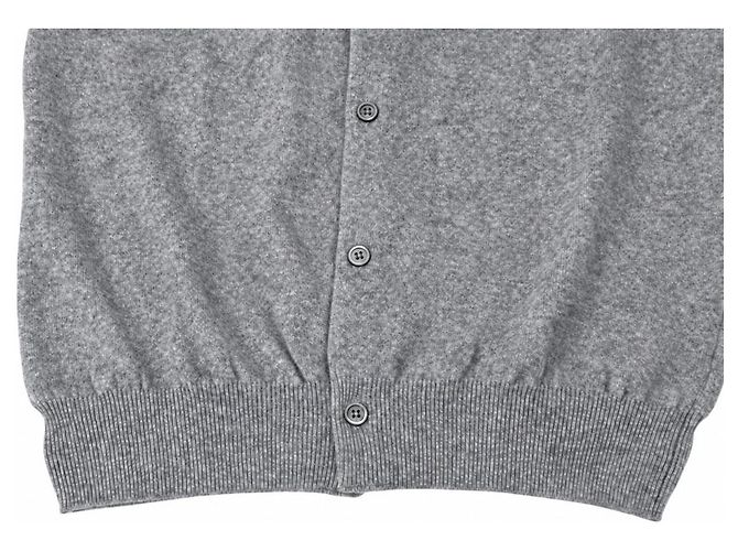Comme Des Garcons Strickcardigan mit Herzen Grau - Ansicht 12