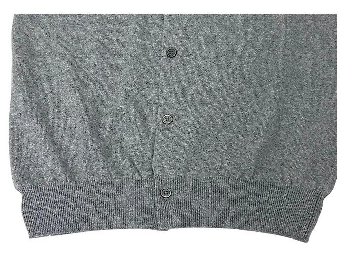 Comme Des Garcons Strickcardigan mit Herzen Grau - Ansicht 5