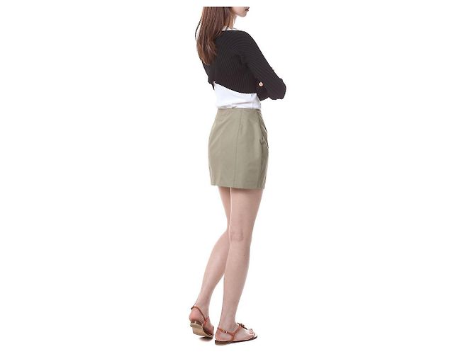 Jacquemus Gerippte Crop-Cardigan mit Mikro-Gold-Logo - Ansicht 11