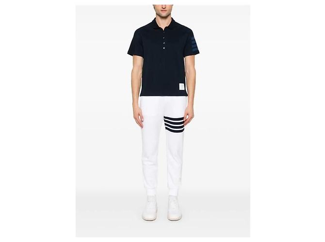 Thom Browne Baumwoll-Polohemd mit kurzen Ärmeln - Ansicht 9