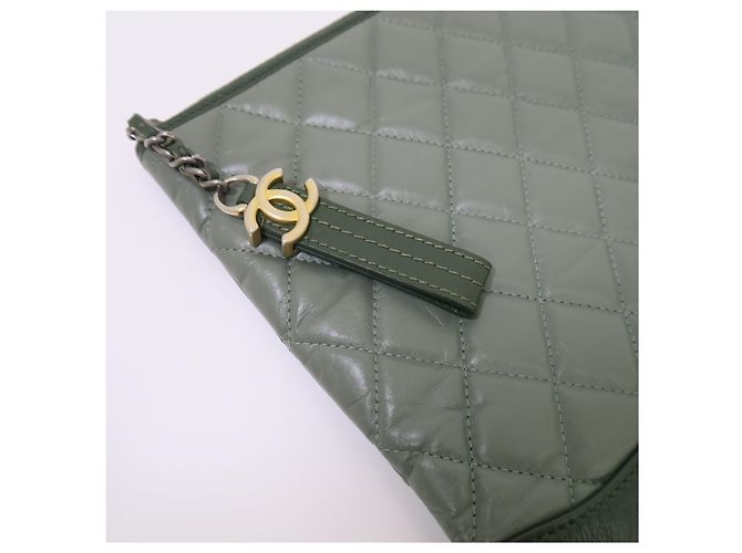 Chanel Borsa a pochette Gabriel Large Khaki - vista 2