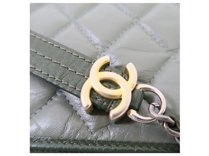 Chanel Borsa a pochette Gabriel Large Khaki - vista 3