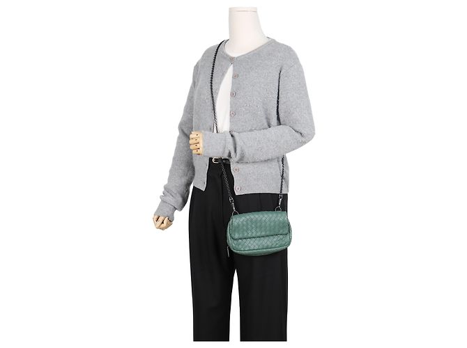 Bottega Veneta Mini Borsa a Tracolla con Catena - vista 20