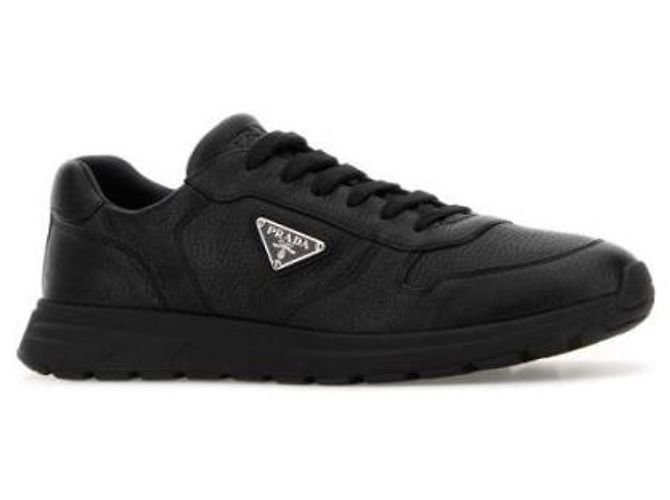 Sneakers Prada in pelle di cervo nera - vista 5