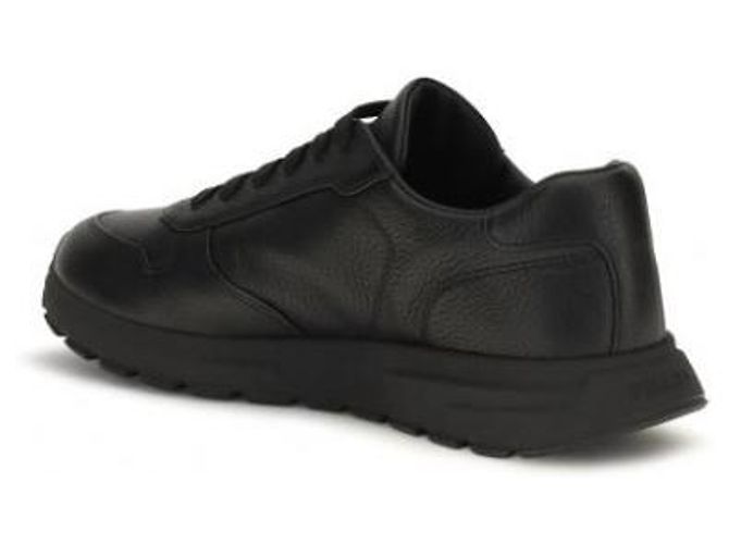 Sneakers Prada in pelle di cervo nera - vista 6