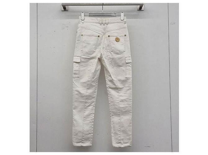 Balmain Cargo Pants with Gold Buttons - view 7